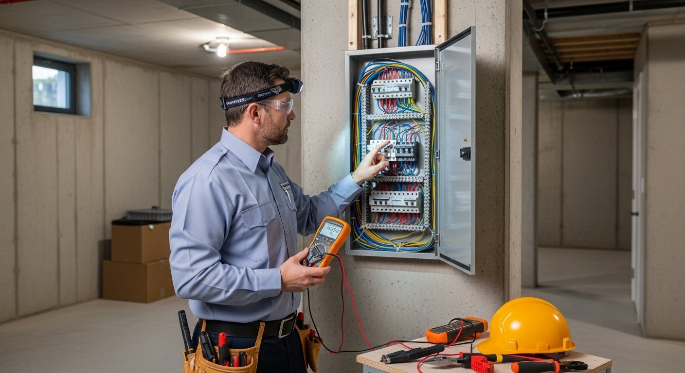 Electrical inspection work